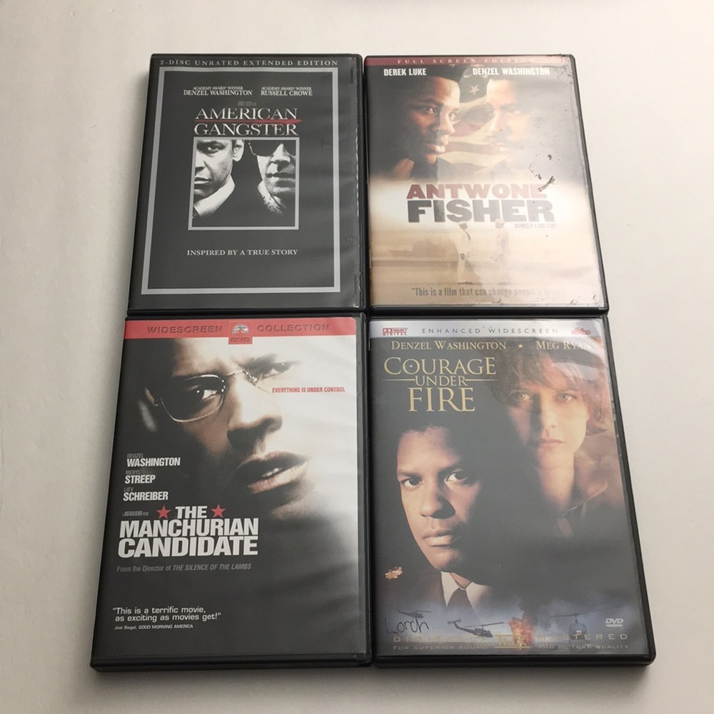 Denzel Washington DVD Movie Bundle